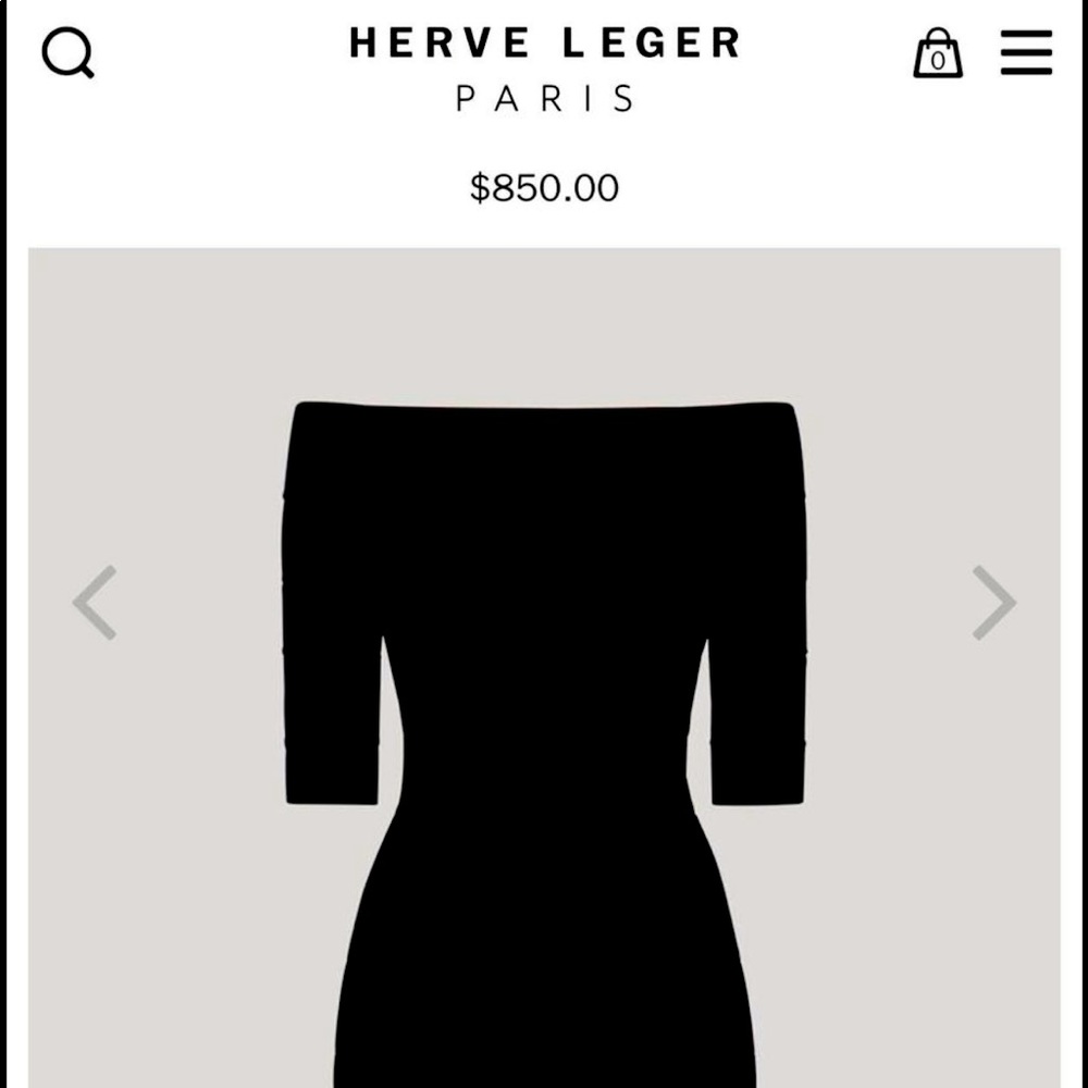 Black bandage style cocktail dress